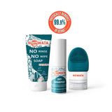 Eco Essentials Bundle: Soap + Shampoo + Travel Bottle