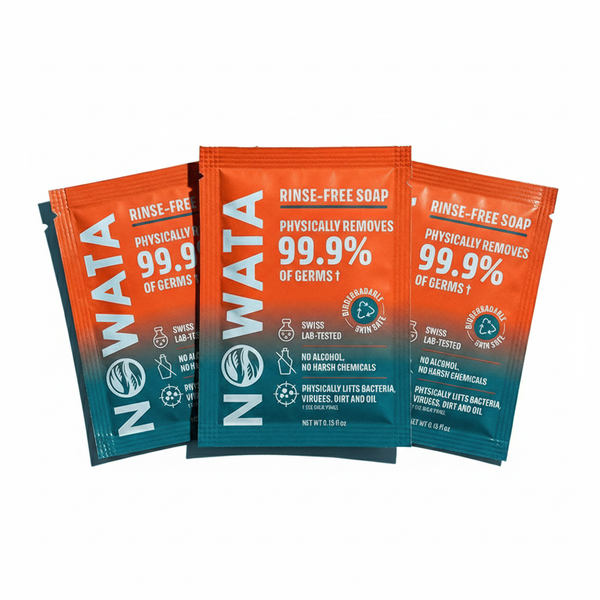 AZARE NaturalNow SOAP3点 NOWATA™ Rinse-Free Soap Sampler 3-Pack | Waterless & Biodegradable